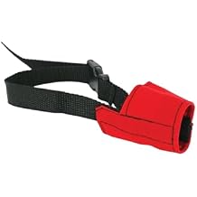 JorVet Soft Dog Muzzle | Adjustable, Breathable Nylon for Preventing Biting | Comfortable & Secure Fit for Small Dogs Perfect for Everyday Walks, Vets & Grooming | Red